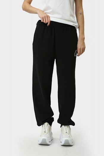 Брюки спортивные хлопковые черные Calvin Klein Jeans