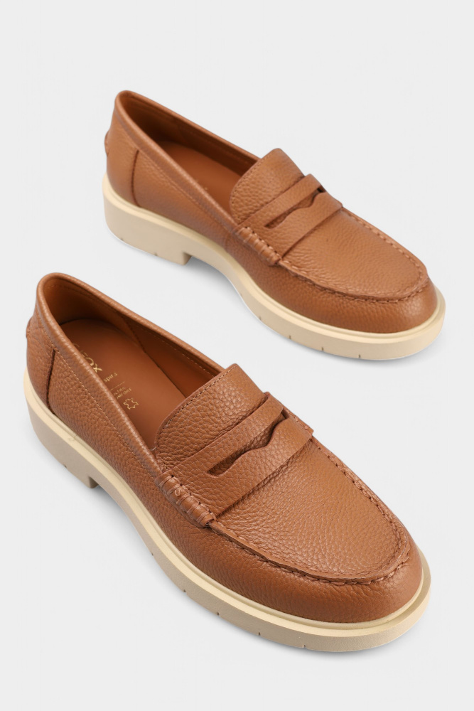 D25QRA00046C Лоферы Geox Бежевый