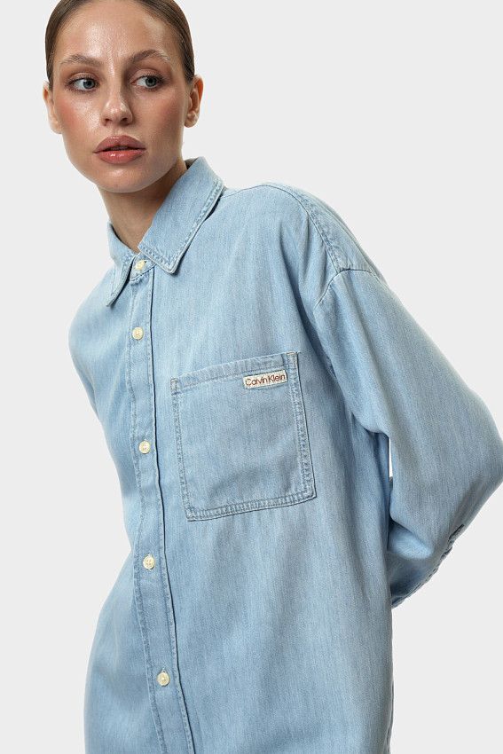 Платье джинсовое Calvin Klein Jeans Синий