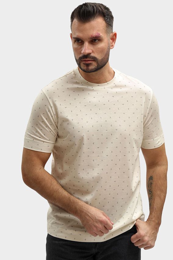 Футболка Emporio Armani Бежевый