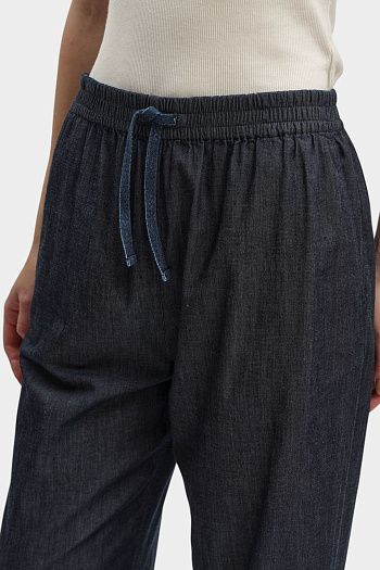 Брюки из хлопка Emporio Armani