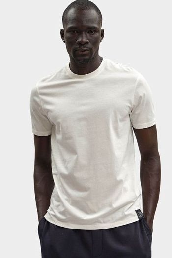 Футболка хлопковая молочный Armani Exchange