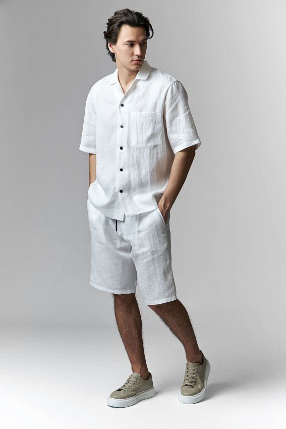 Рубашка с коротким рукавом The Hills Белый