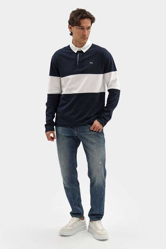 Поло с длинным рукавом Pepe Jeans Синий