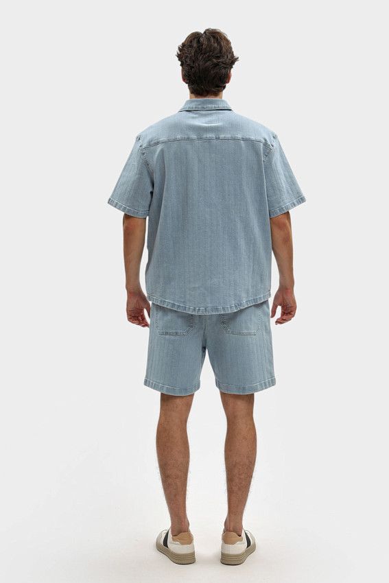 Шорты джинсовые Mustang Синий