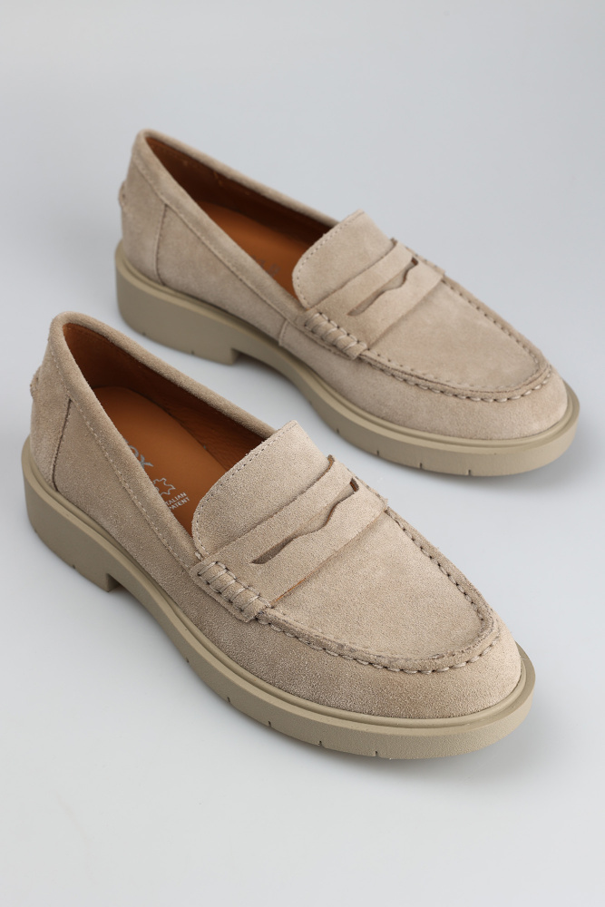 D25QRA00022C5 Лоферы Geox Бежевый