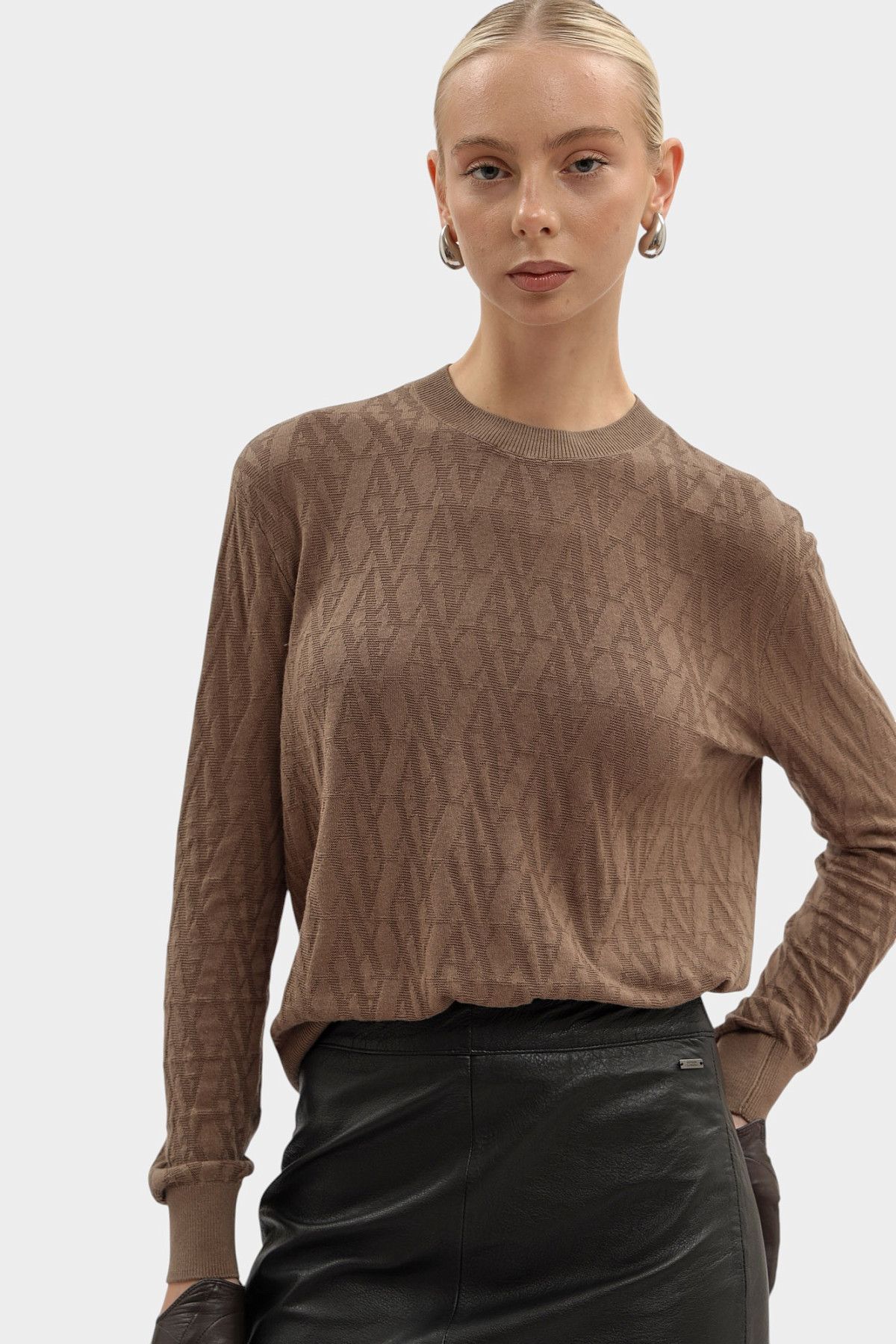 Джемпер Armani Exchange Коричневый