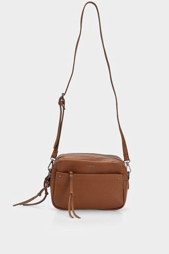 Сумка кросс-боди коричневая Pepe Jeans