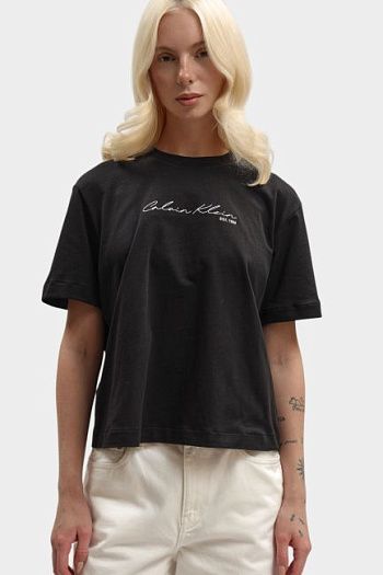 Футболка из хлопка Calvin Klein Jeans