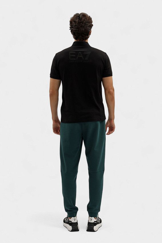 Поло EA7 Черный