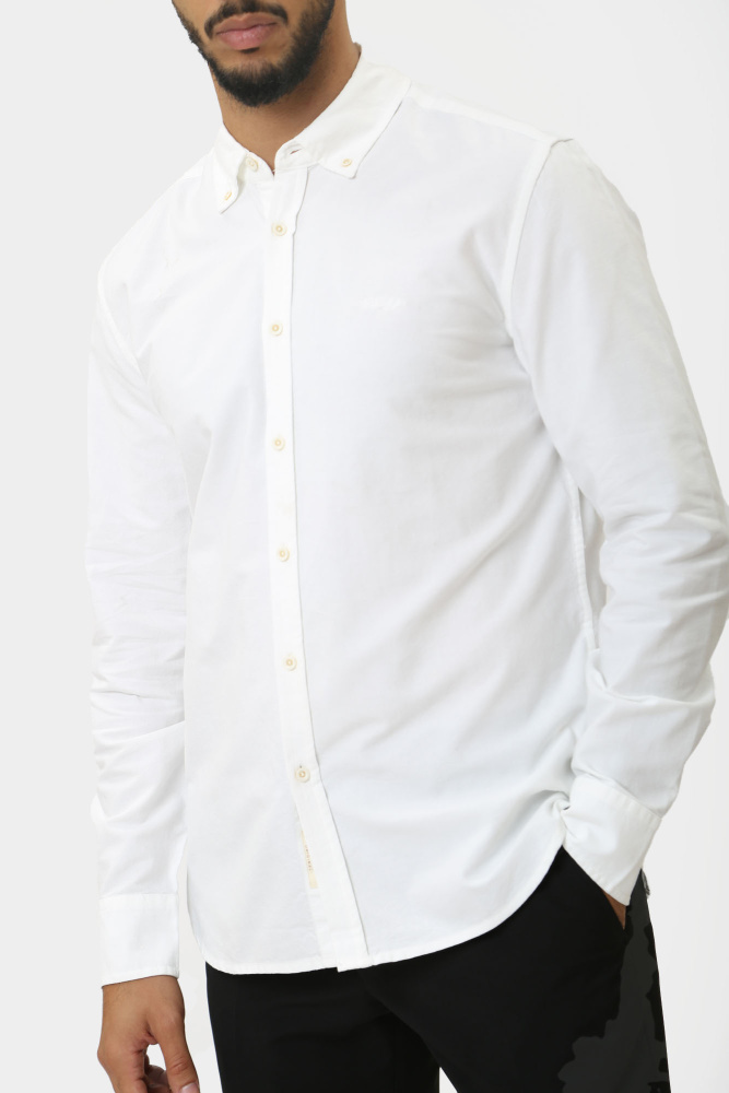 1015620 Рубашка с длинным рукавом Mustang Белый