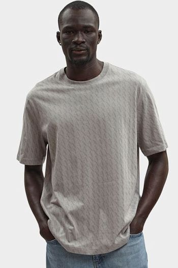 Футболка хлопковая серая Armani Exchange