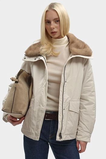 Куртка зимняя бежевая Geox