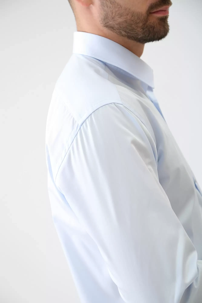 500699_605000 Сорочка д/р Karl Lagerfeld Голубой