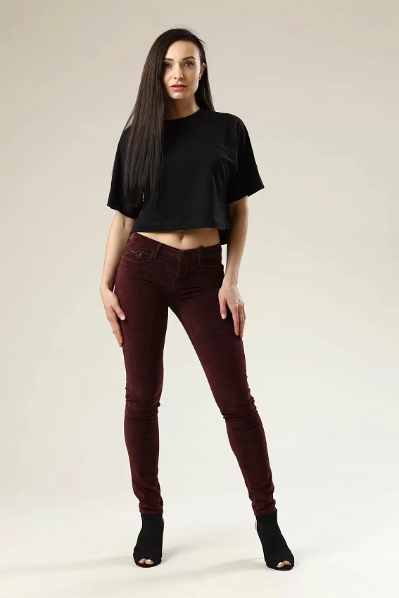 Брюки Calvin Klein Jeans Бордовый