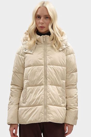 Пуховик бежевый Trussardi