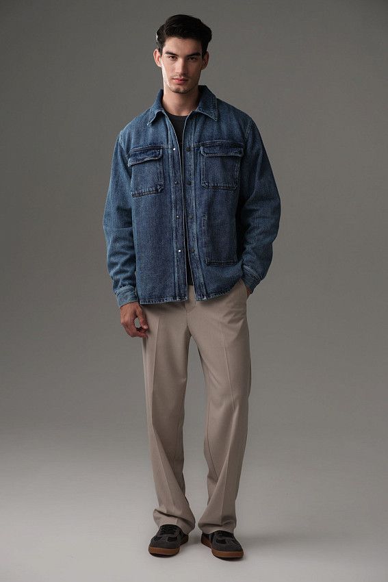 Рубашка с длинным рукавом The Hills Синий