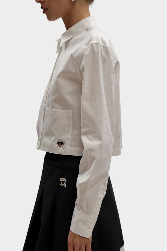 Рубашка с длинным рукавом Karl Lagerfeld Белый