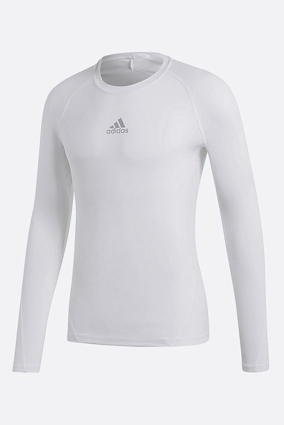 Лонгслив компрессионный Adidas Белый