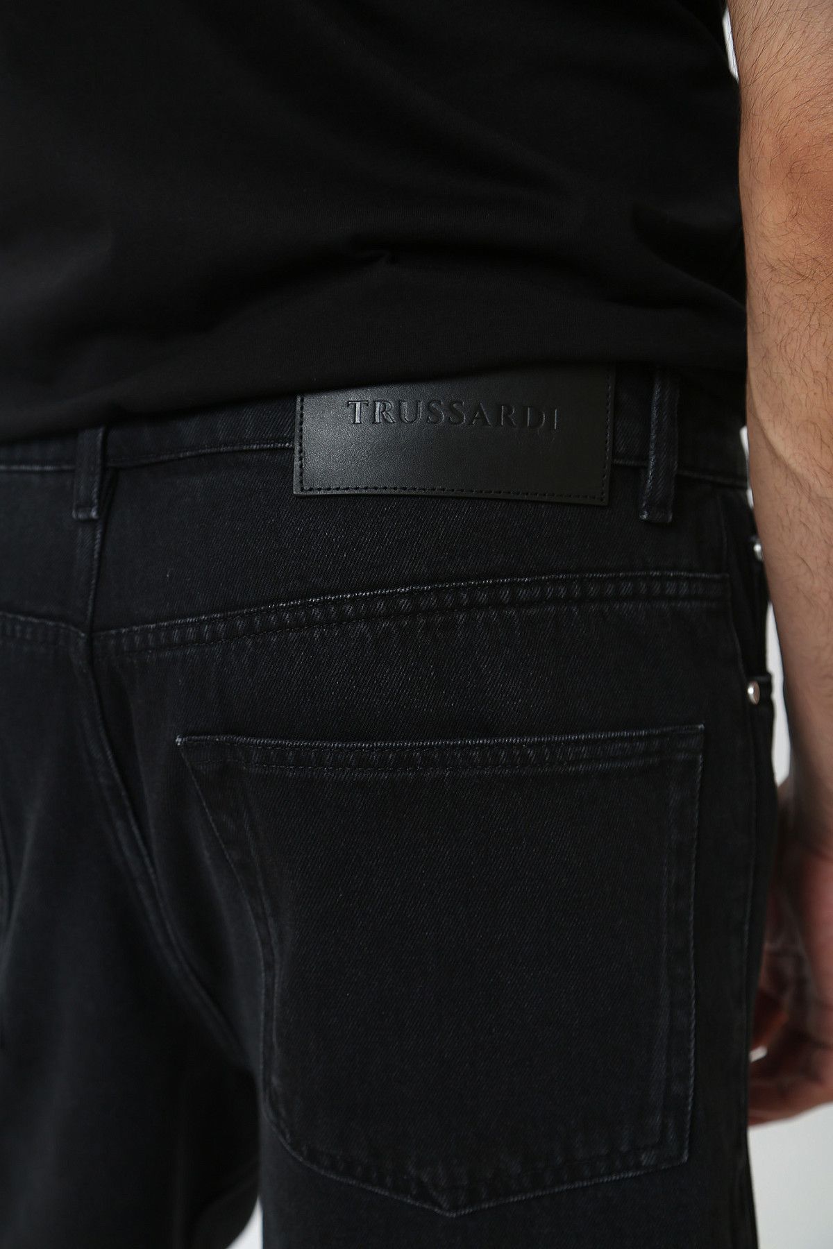 Шорты джинсовые Trussardi Черный