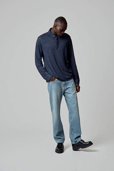 Поло с длинным рукавом Van Mich