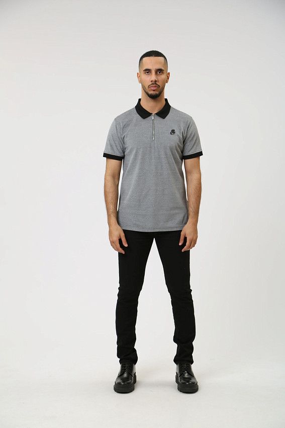 Поло Karl Lagerfeld Серый