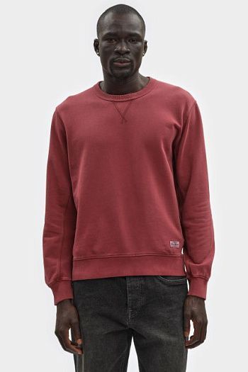 Свитшот хлопковый красный Pepe Jeans