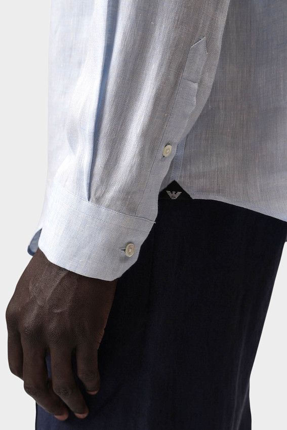 Рубашка Emporio Armani Голубой