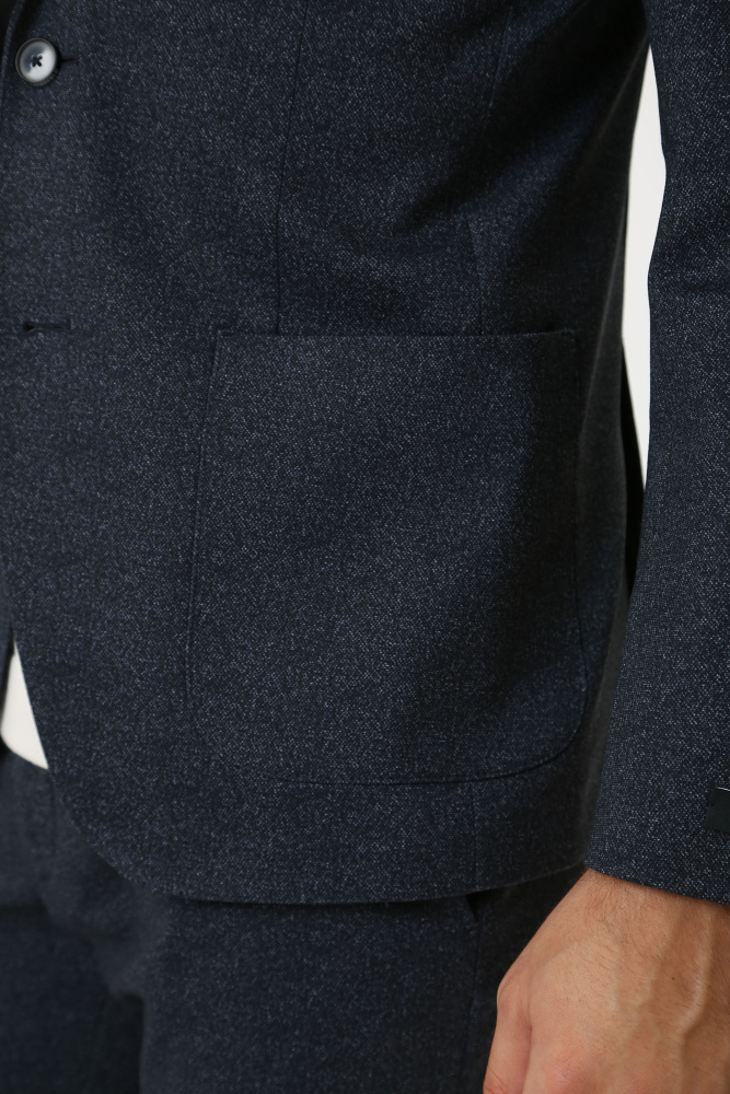 543006_155280 Пиджак классический Karl Lagerfeld Синий