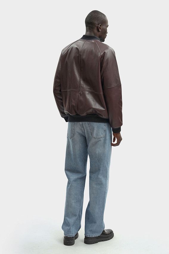 Куртка кожаная Strellson Фиолетовый