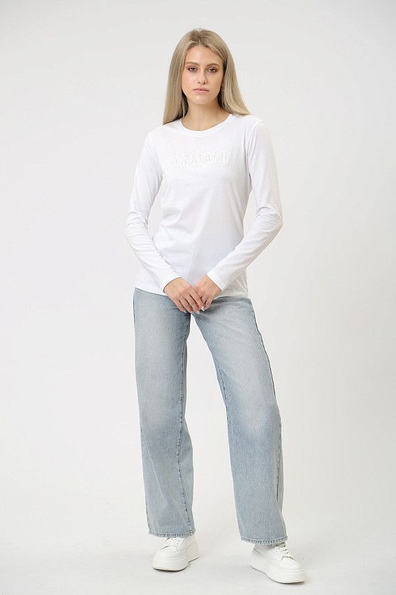 Футболка д/р Armani Exchange Белый