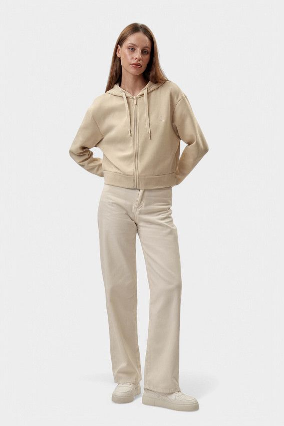 Толстовка с капюшоном Armani Exchange Бежевый