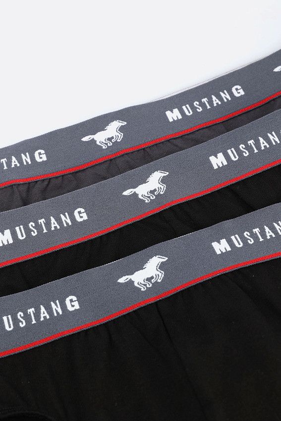 Трусы (набор 3 шт.) Mustang Черный