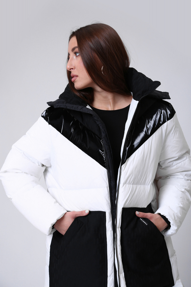 226W1505 куртка пуховая karl lagerfeld 