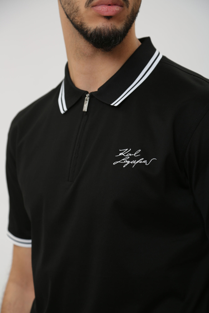 541200_745080 Поло Karl Lagerfeld Черный