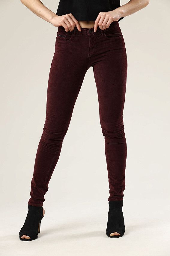 Брюки Calvin Klein Jeans Бордовый