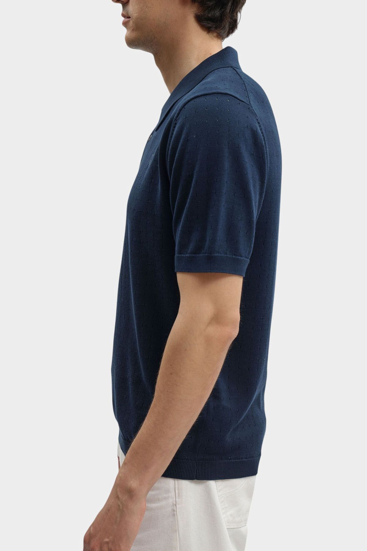 Поло трикотажное Trussardi Синий