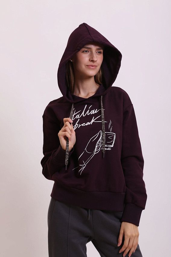 Худи Trussardi Бордовый
