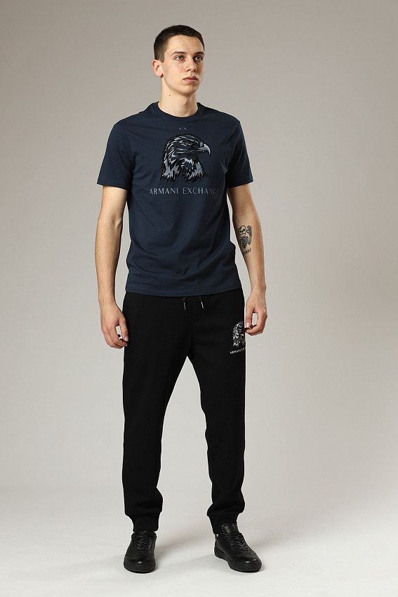 Брюки спортивные джоггеры Armani Exchange Черный