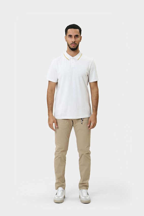 Поло Strellson Молочный