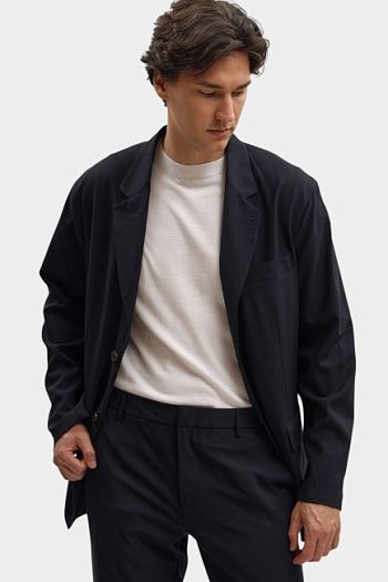 Пиджак из натуральной шерсти Emporio Armani