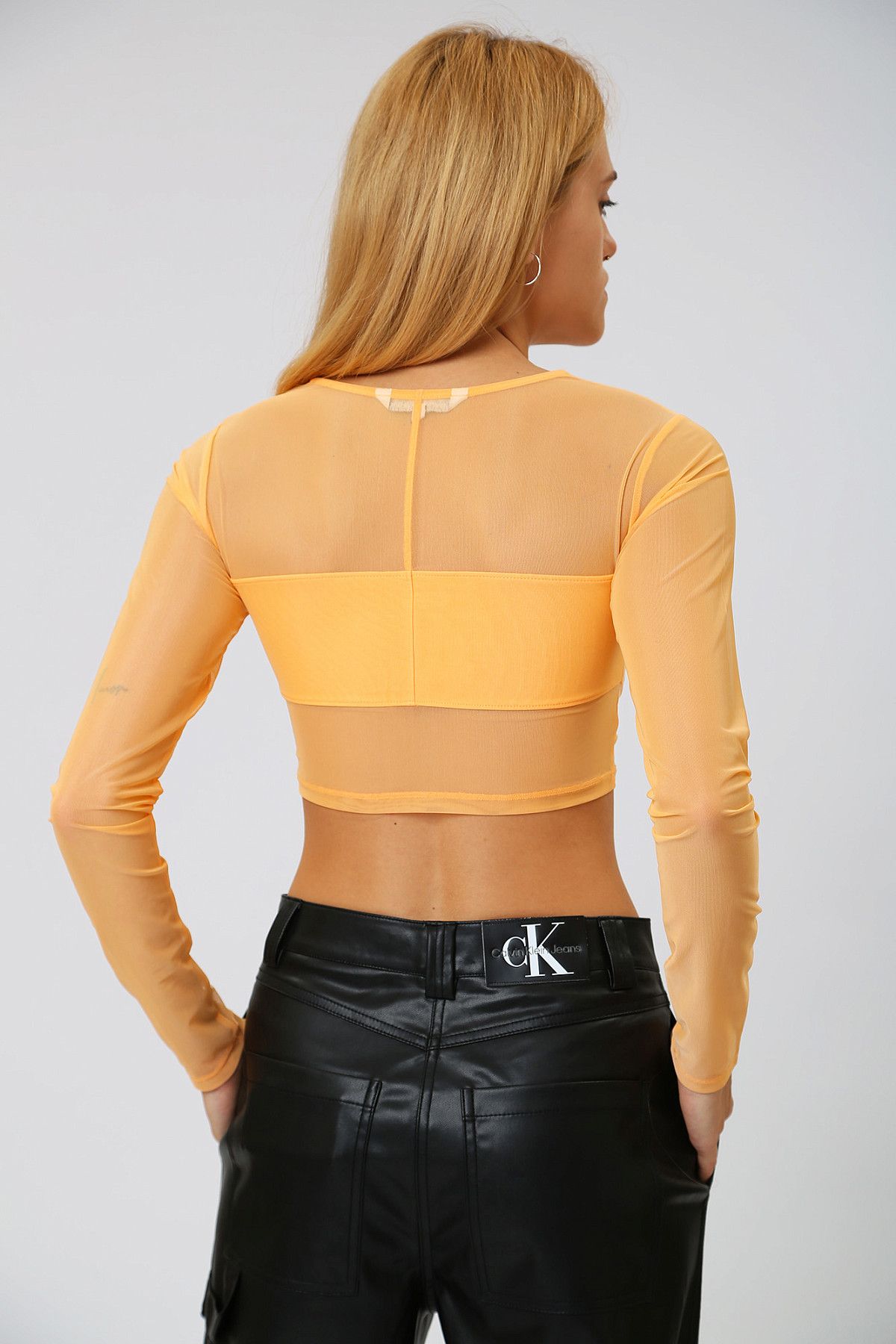 Топ Calvin Klein Jeans Оранжевый