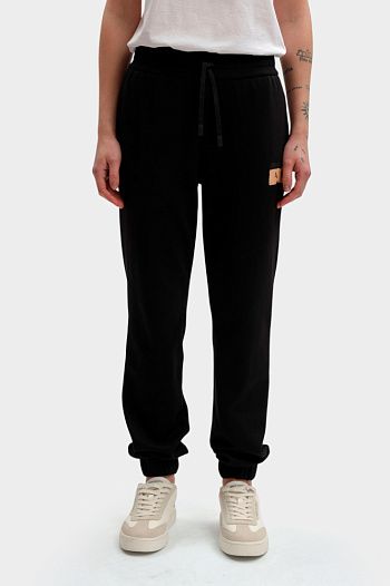 Брюки спортивные хлопковые черные Armani Exchange