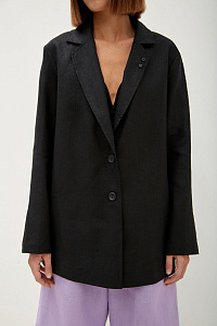 Пиджак изо льна прямого кроя The Hills