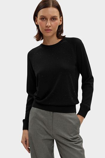 Джемпер из шерсти Emporio Armani
