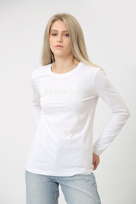 Футболка д/р Armani Exchange Белый