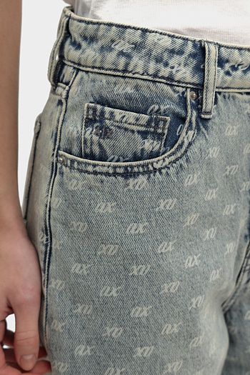 Джинсы прямые синие Pepe Jeans