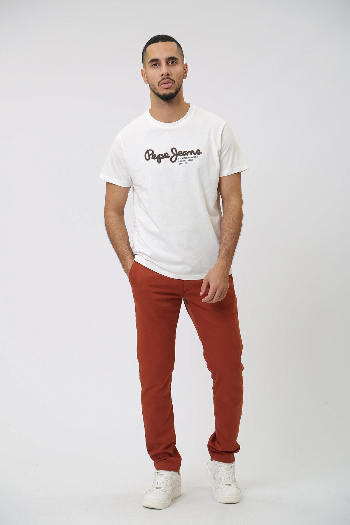 Брюки Pepe Jeans Оранжевый