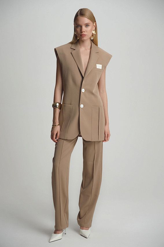 Жилет The Hills Бежевый