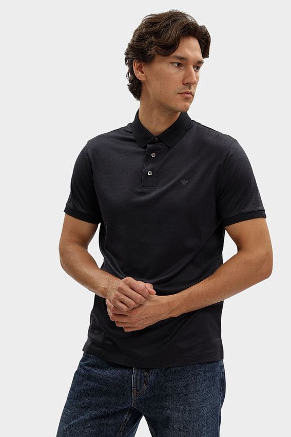 Футболка Поло Emporio Armani Голубой